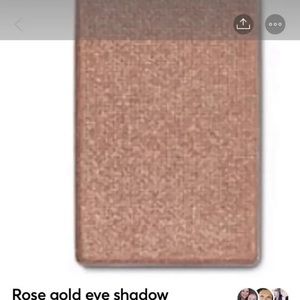 Rose gold eyeshadow